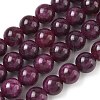 Dyed Natural Malaysia Jade Beads Strands G-G021-01D-06-1