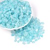 Transparent Spray Painted Glass Seed Beads SEED-L011-10A-16-1