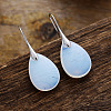 Teardrop Brass Dangle Earrings FS-WGF2982-14-1