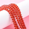 Natural Carnelian Beads Strands X-G-C076-6mm-2A-6
