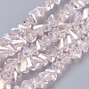 Electroplate Glass Beads Strands X-EGLA-J146-4mm-AB02-1