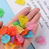 Autumn Theme Transparent Frosted Acrylic Pendants X-PAF002Y-6