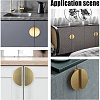 Zinc Alloy Cabinet Door Knobs FIND-WH0106-03G-7