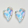 K9 Glass Rhinestone Pendants X-GLAA-F083-01B-05-1