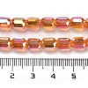 Electroplate Glass Beads Strands EGLA-D030-19C-4