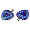 Handmade Millefiori Glass Pendants X-LK-R005-03-4