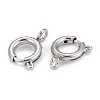 Non-Tarnish 304 Stainless Steel Spring Ring Clasps STAS-F224-02P-C-3