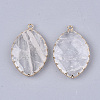 Natural Quartz Crystal Pendants G-S344-83D-2