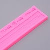 Zipper Shape Fondant Molds DIY-WH0210-18-2