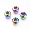 202 Stainless Steel Beads STAS-F148-8mm-07M-1