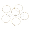 Ion Plating(IP) 316L Surgical Stainless Steel Hoop Earring Findings STAS-G130-03G-30MM-1