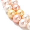 Shell Pearl Beads Strands BSHE-XCP0001-36-3