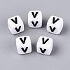 Opaque Acrylic Beads SACR-N020-04A-V-1