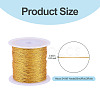 2 Rolls Round PET Metallic Thread MCOR-TADJ0001-01B-01-3