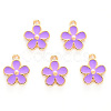 Alloy Enamel Charms X-ENAM-R059-02B-RS-1