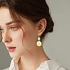 14Pcs Brass Stud Earring Findings KK-BBC0028-66G-5