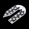 Christmas Theme Acrylic Pendants OACR-Q100-06B-2