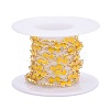 Handmade Alloy Enamel S Shape Link Chains ENAM-F138-05C-RS-3