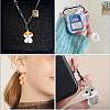 18Pcs 9 Styles Opaque Resin Pendants RESI-CJ0003-42-7