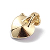 Real 18K Gold Plated Rack Plating Brass Micro Pave Clear Cubic Zirconia Pendants KK-C015-09G-07-3