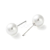 Imitation Pearl Stud Earrings EJEW-P296-21B-P-2