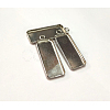 Tarnish Resistant 304 Stainless Steel Pendant Cabochon Settings STAS-I097-058P-3