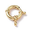 Eco-friendly Brass Spring Ring Clasps KK-D082-02G-C-1