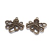 Tibetan Style Alloy Big Pendants TIBEP-A15669-AB-NR-1