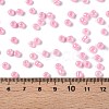 DIY Craft Beads 6/0 Ceylon Round Glass Seed Beads X-SEED-A011-4mm-145-4