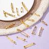 50Pcs 5 Styles Alloy Brooch Findings PALLOY-CJ0002-75-5