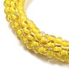 Crochet Glass Beads Braided Stretch Bracelet BJEW-K232-01J-2