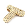 Rack Plating Brass Micro Pave Cubic Zirconia Pendants KK-Q790-01T-G-2