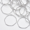 Alloy Open Back Bezel Pendants PALLOY-S121-82B-P-1