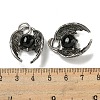 Bat Natural Obsidian Pendants G-F766-03AS-05-3