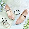 4 Pairs 4 Colors Anti-Loose Shoe Laces for High-Heeled Shoes DIY-CP0008-56-4