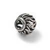 304 Stainless Steel European Beads STAS-H238-09A-AS-2