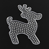 Christmas Reindeer/Stag ABC Plastic Pegboards used for 5x5mm DIY Fuse Beads X-DIY-Q009-25-2