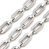 201 Stainless Steel Oval Link Chains CHS-H118-15P-1