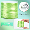 6 Rolls 6 Colors Nylon Satin Rattail Cords NWIR-PH0002-09B-01-2
