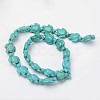 Dyed Synthetic Turquoise Beads Strands G-M152-10-B-2