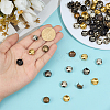 160Pcs 4 Colors Brass Studs Rivets KK-GF0001-23A-3