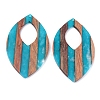 Resin & Walnut Wood Pendants X-RESI-R428-06-1