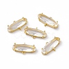 Rack Plating Brass Connector Charms KK-M231-15G-E-3