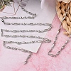 Tarnish Resistant 304 Stainless Steel Link Chains X-CHS-K001-83-3
