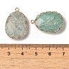 Natural Amazonite Faceted Pendants G-Q169-01G-02-3