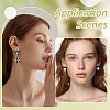 25 Pairs 304 Stainless Steel Bowknot Stud Earring Findings STAS-ME0003-34P-5