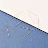 Brass Flat Head Pins X-KK-F824-114A-G-3