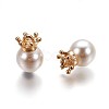 Alloy Bead Cap Pendant Bails PALLOY-F247-01LG-3
