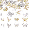 24Pcs 8 Styles Alloy Rhinestone Cabochons MRMJ-TA0001-49-2