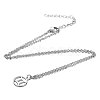 Non-Tarnish 201 Stainless Steel Pendants Necklaces LS-NJEW-S063-TN505-3-2